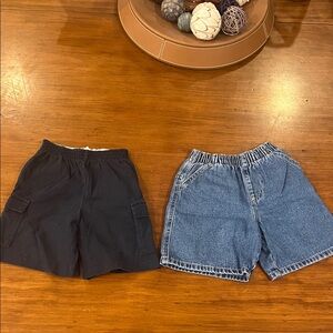 KRU Supplies Shorts Lot of 2 Cargo Denim Toddlers Boys Size 2T